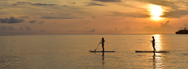 ホテルニラカナイ西表島で夕凪SLOW SUP1